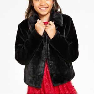 Epic Threats Girls Faux Fur Jacket - M